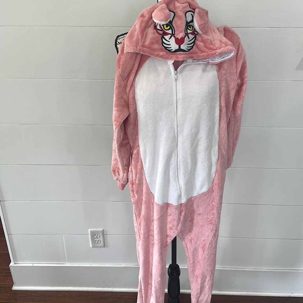 Pink Tiger Jumpsuit, Size 9/10 years old